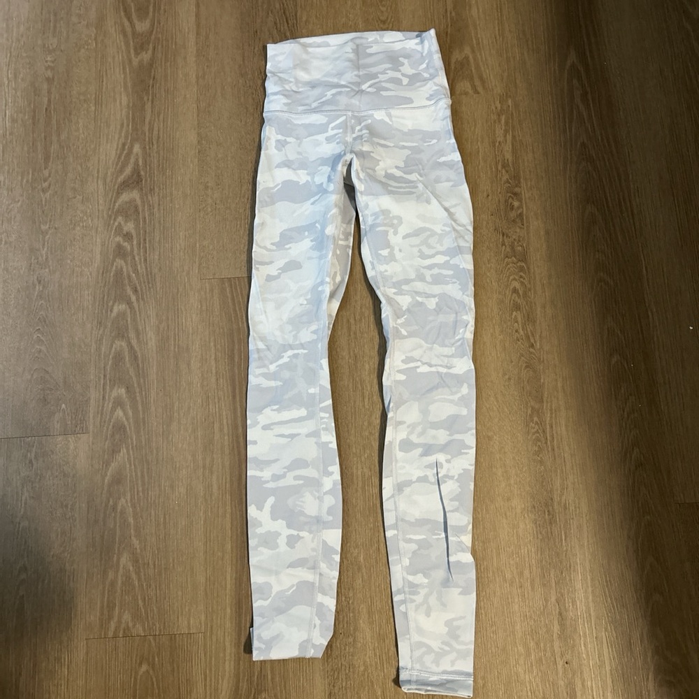 White Camouflage lululemon Leggings